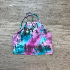 Charlotte Russe Multicolor Tie-Dye Top